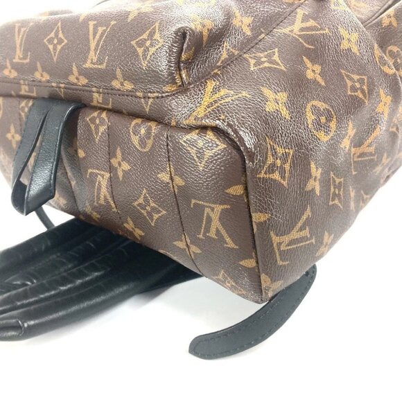 LOUIS VUITTON M44874 Monogram Palm Springs backpack MM Brown/Black - Picture 3 of 14